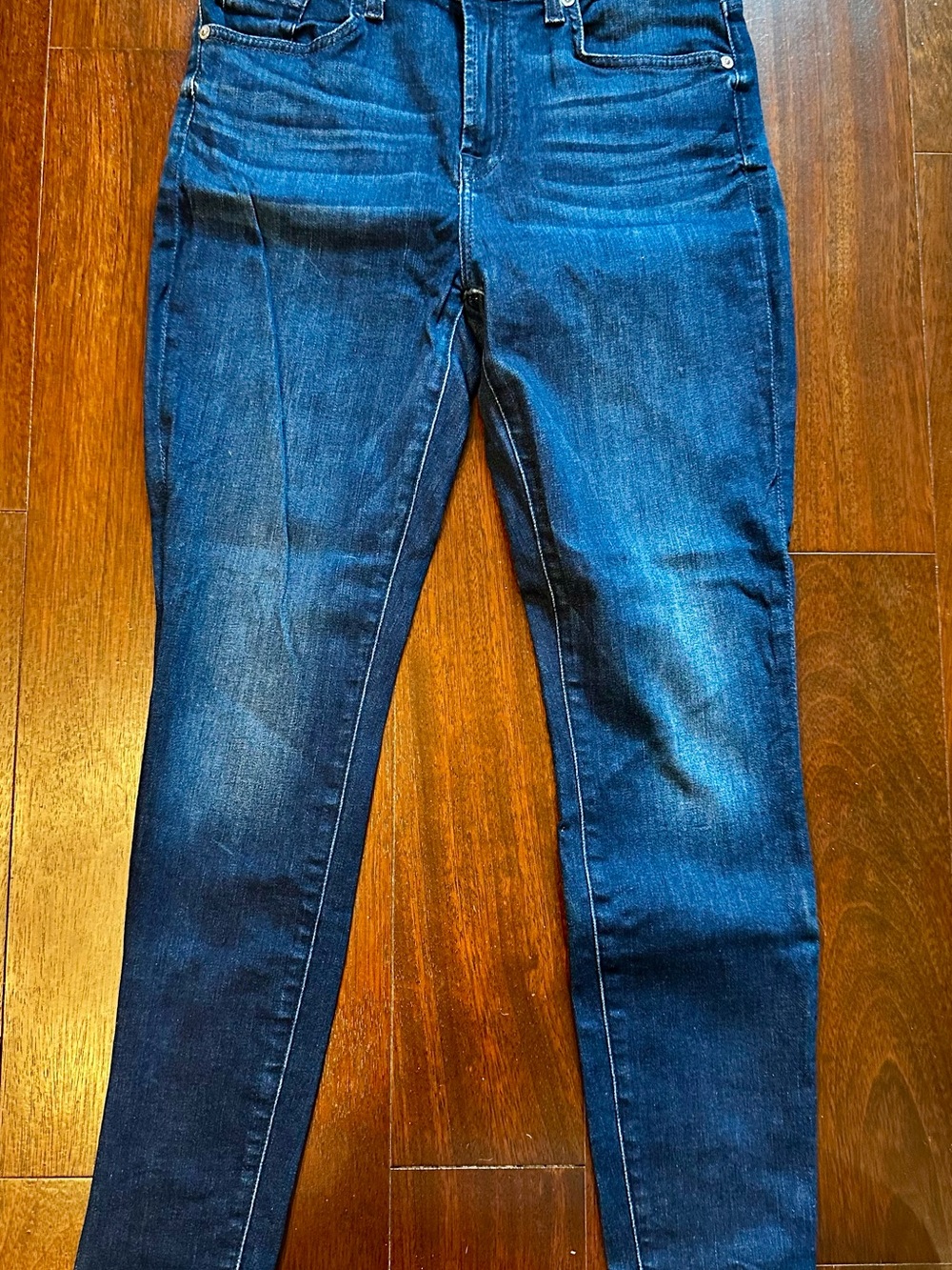 7 For All Mankind Indigo Stretch Skinny Jeans